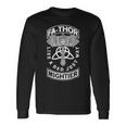 Fa-Thor Like A Dad Just Way Mightier Viking Father's Day Long Sleeve T-Shirt Gifts ideas