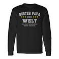 Father's Day Bester Papa Der Welt Sags Zumindest Meine Tochter S Langarmshirts Geschenkideen