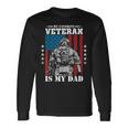 My Favorite Veteran Is My Dad Veterans Day Memorial Day Long Sleeve T-Shirt Gifts ideas