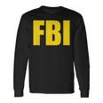 Fbi Federal Bureau Of Investigation Logo Langarmshirts Geschenkideen