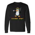 Feelin' Irie Patois Jamaica Penguin Jamaican Slang Long Sleeve T-Shirt Gifts ideas