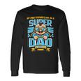 My First Father's Day As A Super Dad Father's Day 2024 Long Sleeve T-Shirt Gifts ideas