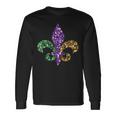Fleur De Lis Mardi Gras Symbol Louisiana Carnival New Orlean Long Sleeve T-Shirt Gifts ideas