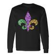 Fleur De Lis Mardi Gras Symbol Louisiana Carnival New Orlean Long Sleeve T-Shirt Gifts ideas