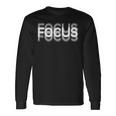 Focus Optical Illusion Double Take Long Sleeve T-Shirt Gifts ideas