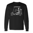 Forever Golfing Skeleton Driving A Golf Cart Long Sleeve T-Shirt Gifts ideas