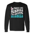 Forget The Bunnies I'm Chasing Hunnies Toddler Easter Long Sleeve T-Shirt Gifts ideas