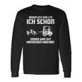 Forklift Ich Wollte Schon Immer Was Mit Menschen Machen Machen Langarmshirts Geschenkideen