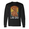 Foxred Lab Dad Fox Red Labrador Retriever Long Sleeve T-Shirt Gifts ideas