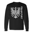 Frankfurt With Eagle In Retro Style Langarmshirts Geschenkideen