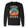 Free Hugs Wrestling Wrestling Coach Vintage Wrestle Long Sleeve T-Shirt Gifts ideas