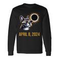 French Bulldog America 2024 Total Solar Eclipse Accessories Long Sleeve T-Shirt Gifts ideas