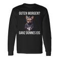 French Bulldog Guten Morgen Ganz Thin Ice Cream Langarmshirts Geschenkideen