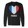 French France Flag Langarmshirts Geschenkideen