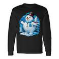 Frosty Friends Christmas Snowman In Winter Wonderland Long Sleeve T-Shirt Gifts ideas