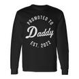 1St Time Dad Est 2023 New First Fathers Hood Day Long Sleeve T-Shirt Gifts ideas