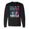 Baby Shower Uncle Mexican Gender Reveal Cinco De Mayo Long Sleeve T-Shirt Gifts ideas