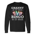Bingo Granny Is My Name Bingo Lovers Family Casino Long Sleeve T-Shirt Gifts ideas