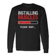 Bodybuilding Weightlifting Installing Muscle Long Sleeve T-Shirt Gifts ideas