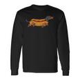 Dachshund In Bun Weiner Hot Dog Cute Foodie Pun Long Sleeve T-Shirt Gifts ideas