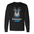 Dog Dad Dwarf Schnauzer Dog Long-Sleeved Langarmshirts Geschenkideen