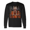 Donald Trump Behind Bars Hot Orange Jumpsuit Humor Long Sleeve T-Shirt Gifts ideas