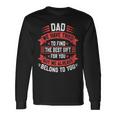 Fathers Day For Dad From Daughters Fathers Day Long Sleeve T-Shirt Gifts ideas