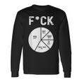 Fuck You Fuck That Fuck Off Adult Humor Pie Chart Long Sleeve T-Shirt Gifts ideas