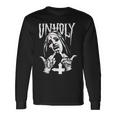 Horror Unholy Nun Occult Gothic Satanic Nun Tattoos Long Sleeve T-Shirt Gifts ideas