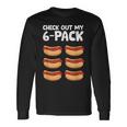 Hotdog Lover Check Out My 6 Pack Hot Dog Long Sleeve T-Shirt Gifts ideas