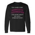 Ich Habe Eine Verrückte Schwester Langarmshirts Geschenkideen