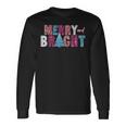 Merry And Bright Christmas Sparkle Family Xmas Pajamas Long Sleeve T-Shirt Gifts ideas
