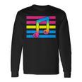 Pan Subtle Lgbt Gay Pride Music Lover Pansexual Flag Long Sleeve T-Shirt Gifts ideas