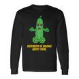Pickleball Humor Dirty Joke Pickle's Balls Suggestive Long Sleeve T-Shirt Gifts ideas