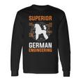 Poodle Lover Superior German Engineering Long Sleeve T-Shirt Gifts ideas