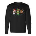 Poop Santa Elf Reindeer Christmas Pajama Long Sleeve T-Shirt Gifts ideas