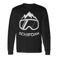 Snowboard Schifoan Snowboarder Skiing Ski Langarmshirts Geschenkideen