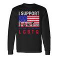 Support Lgbtq Liberty Guitar Beer Trump And Quesadilla Long Sleeve T-Shirt Gifts ideas