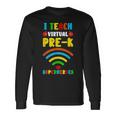 Teaching With My Virtual Pre-K Superheroes Long Sleeve T-Shirt Gifts ideas