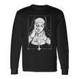 Unholy Drug Nun Costume Dark Satanic Essential Horror Long Sleeve T-Shirt Gifts ideas