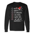 Xmas Nice Naughty List I Can Explain I Swear I Tried Long Sleeve T-Shirt Gifts ideas