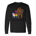 Gay Ally Mama Bear Lgbt Flags Rainbow Pride Month Mom Women Long Sleeve T-Shirt Gifts ideas
