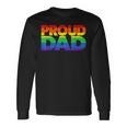 Gay Pride Proud Dad Lgbt Parent Father's Day Long Sleeve T-Shirt Gifts ideas