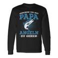 Geboren Um Mit Papa Fishing Zu Gehen Saying Angler Langarmshirts Geschenkideen