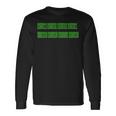 Geek Dad- Binary Translation Nerd Green Long Sleeve T-Shirt Gifts ideas