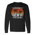 Gen X 1976 Generation X 1976 Birthday Gen X Vintage 1976 Long Sleeve T-Shirt Gifts ideas