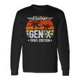 Gen X 1980 Generation X 1980 Birthday Gen X Vintage 1980 Long Sleeve T-Shirt Gifts ideas