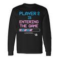 Gender Reveal New Dad Baby Announcement Father's Day Gaming Long Sleeve T-Shirt Gifts ideas