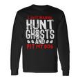 Ghost Hunter Paranormal Hunting Investigator Dog Lover Long Sleeve T-Shirt Gifts ideas