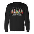 Gnomes De Jardin Drôles De Noël Avec Mes Nains De Jardin T-shirt à manches longues Idées cadeaux